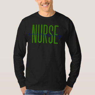 T-shirt Infirmière d'urgence Empreinte de léopard Er Infir