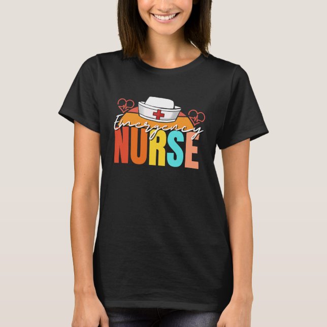 T-shirt Infirmière d'urgence ER Infirmière infirmière prat (Devant)