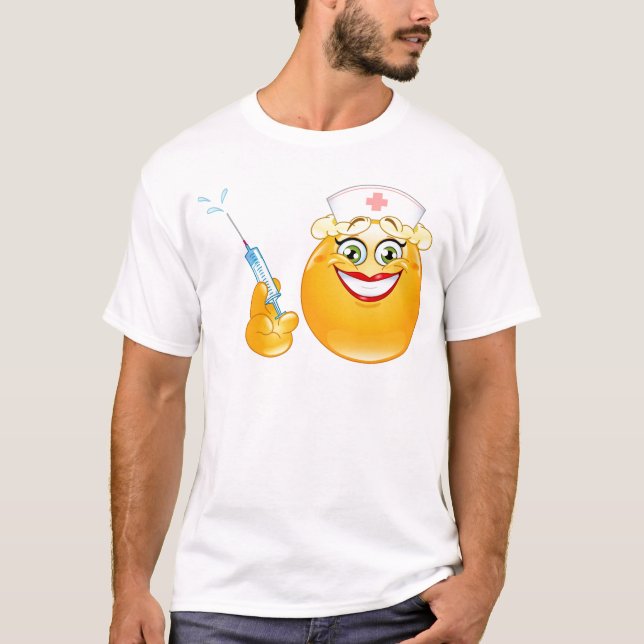T-shirt infirmière émoji (Devant)