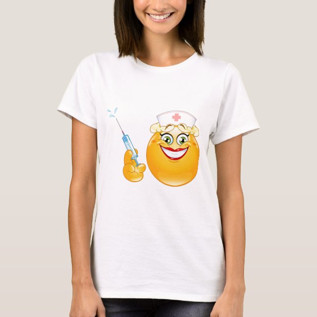 T-shirt infirmière émoji (Devant)