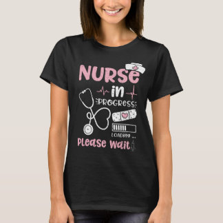 T-shirt Infirmière en cours de chargement Veuillez patient