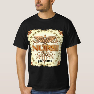 T-shirt Infirmière en cuivre