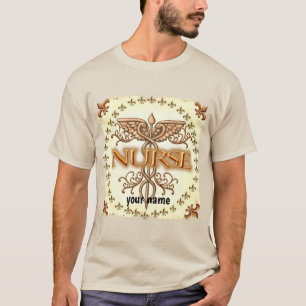 T-shirt Infirmière en cuivre