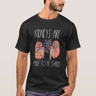 T-shirt Infirmière en dialyse Transplant le rein du donneu