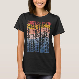 T-shirt Infirmière en génétique Super Retro