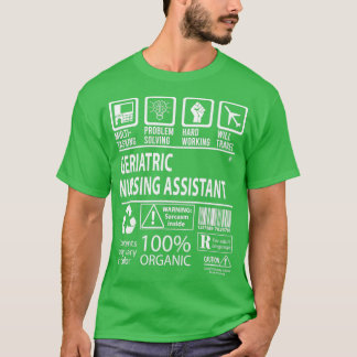 T-shirt Infirmière en gériatrie Adjointe multitâche certif
