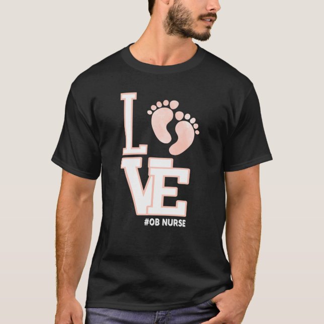 T-shirt Infirmière en obstétrique Livraison de la Saint-Va (Devant)