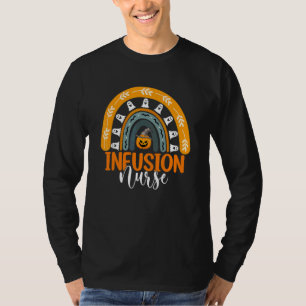 T-shirt Infirmière en perfusion Nursing Arc-en-ciel Hallow