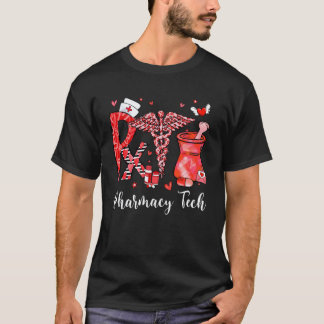 T-shirt Infirmière en pharmacie Saint-Valentin PharmD Phar