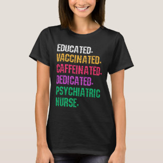 T-shirt Infirmière en psychologie rétro Soins infirmiers p
