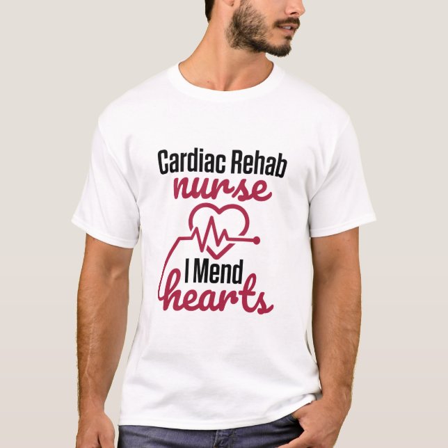 T-shirt Infirmière en réadaptation cardiaque Infirmière en (Devant)
