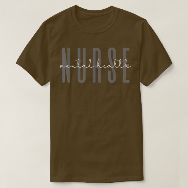 T-shirt Infirmière en santé mentale Infirmière psychiatriq (Design devant)