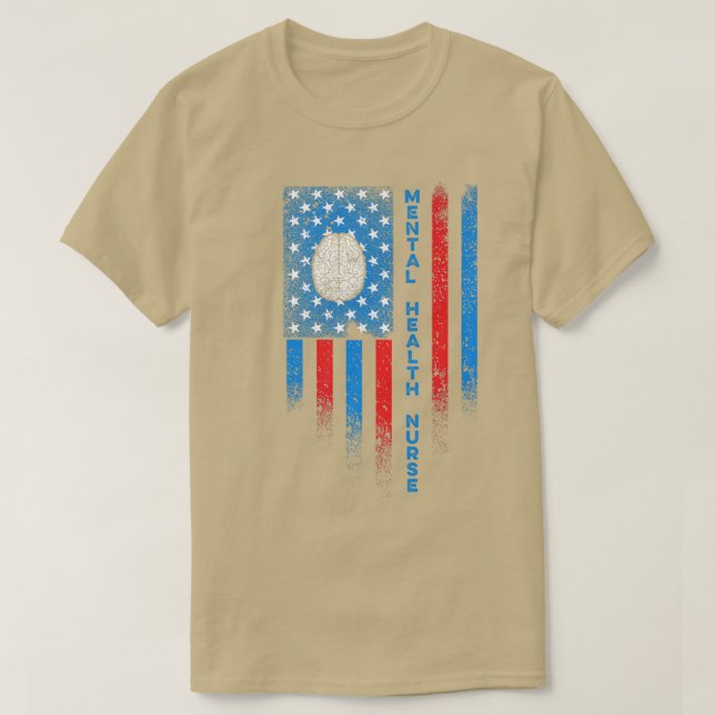 T-shirt Infirmière en santé mentale Rn5157 2402 (Design devant)