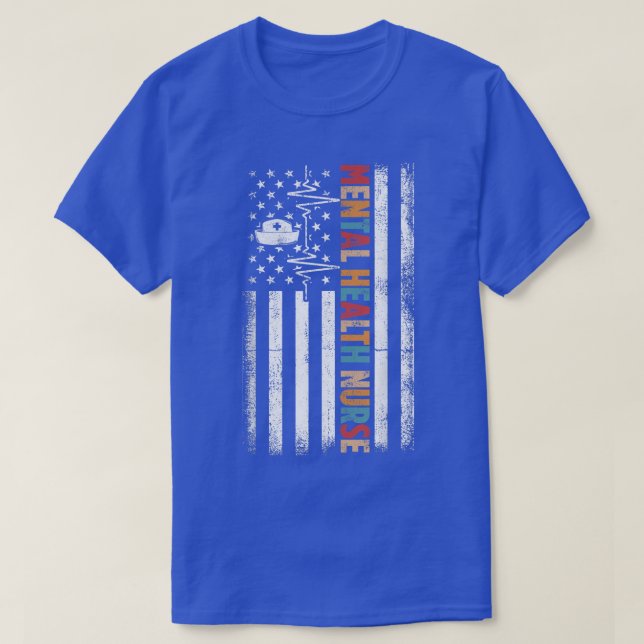 T-shirt Infirmière en santé mentale Rn5204 2377  (Design devant)
