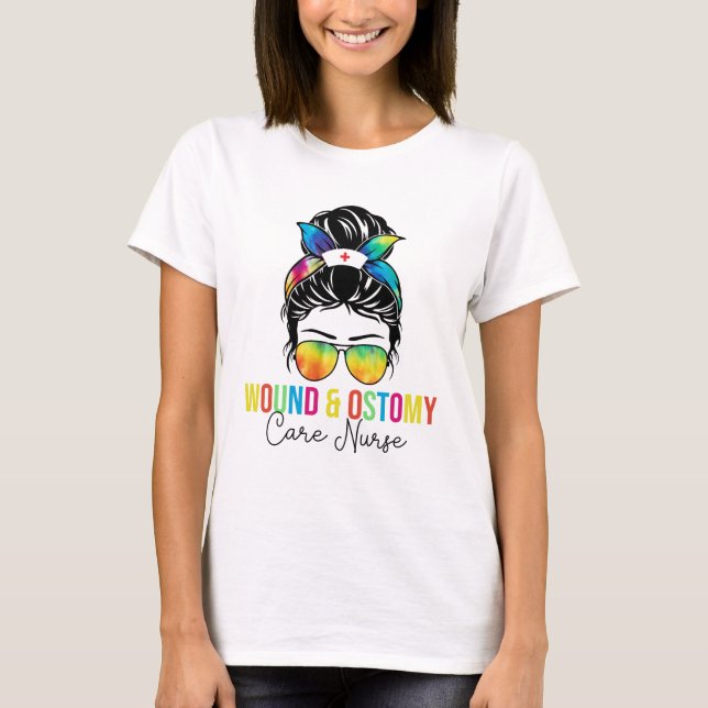 T-shirt Infirmière en soins de santé et d'estomac (Devant)