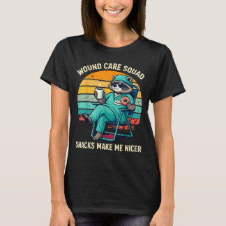 T-shirt Infirmière en soins des plaies Les snacks drôles r