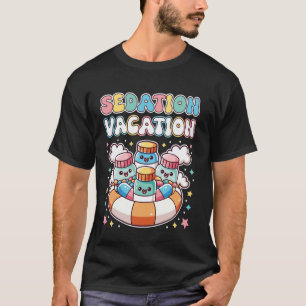 T-shirt Infirmière en soins intensifs Sédation Vacances Ph