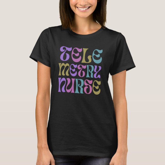 T-shirt Infirmière en télémédecine Infirmière en soins pro (Devant)