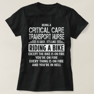 T-shirt Infirmière en transport de soins critiques