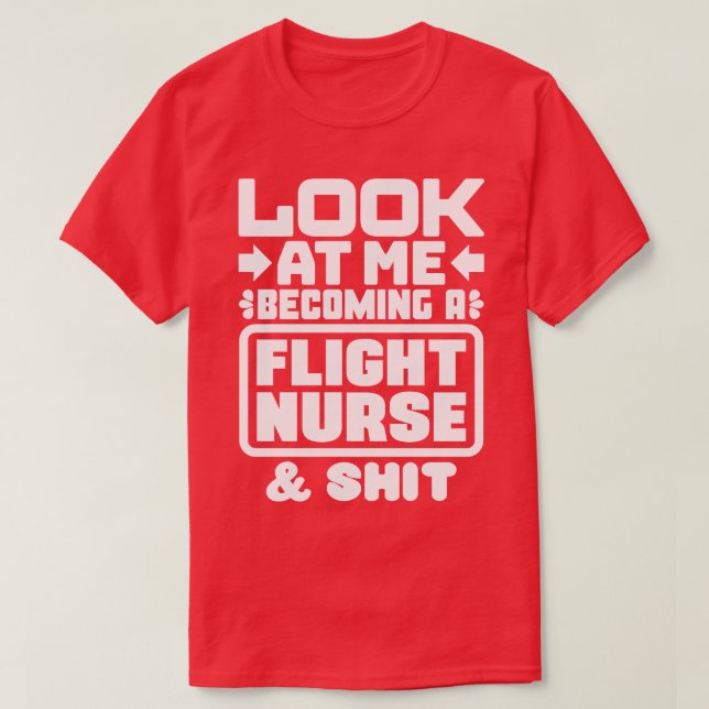 T-shirt Infirmière en vol 1 (Design devant)