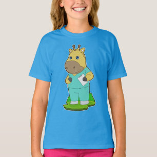 T-shirt Infirmière Giraffe
