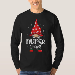 T-shirt Infirmière Gnome Funny Christmas Matching Family P