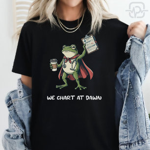 T-shirt Infirmière Grenouille Drôle Nous Rédigeons à l'Aub