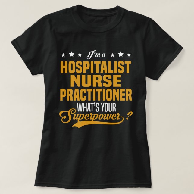 T-shirt Infirmière hospitaliste (Design devant)