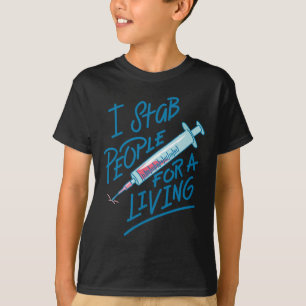 T-shirt Infirmière I Stab Personnes Pour Un Infirmière Aig