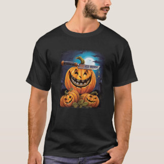 T-shirt Infirmière ICU Funny Halloween jeu Éffrayant Premi