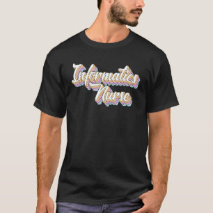 T-shirt Infirmière informatique inscrite Rainbow Rns Homme