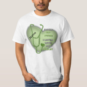 T-shirt Infirmière inscrite de Green Heart RN