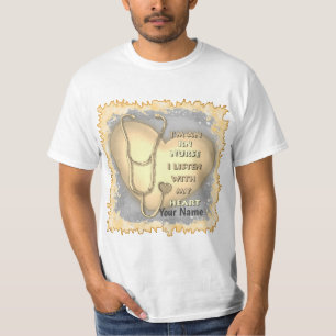 T-shirt Infirmière inscrite de la RN du coeur jaune