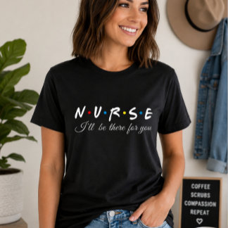 T-shirt Infirmière, je serai là pour vous | Parodie amusan