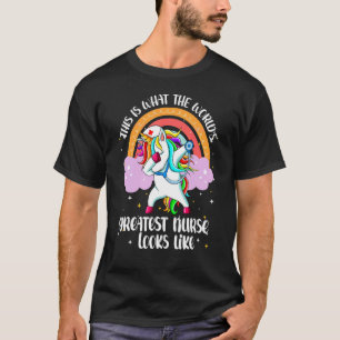 T-shirt Infirmière la plus grande du monde Rn Infirmière U
