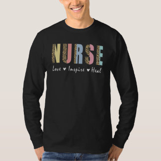 T-shirt Infirmière léopard Vie Étudiante en soins infirmie