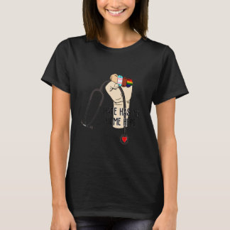 T-shirt Infirmière Love - La haine n'a pas de place ici