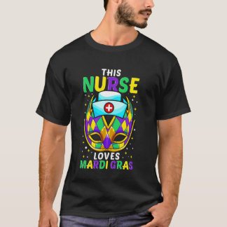 T-shirt Infirmière Mardi Gras NOLA La Nouvelle-Orléans RN
