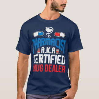 T-shirt Infirmière médicale pharmacienne certifiée
