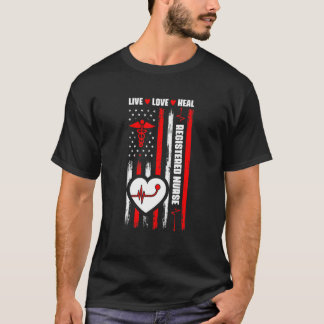 T-shirt Infirmière Médicale Rn Infirmière Nur Infirmière