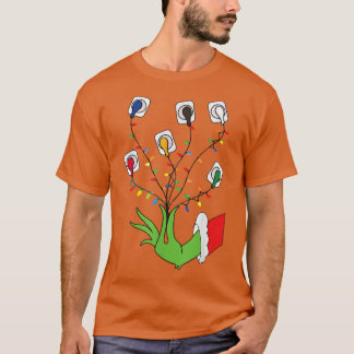 T-shirt infirmière noël lumières de noël ekg conduit trich
