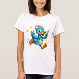 T-shirt Infirmière Oie Debile - Cadeau d'étudiant en soins
