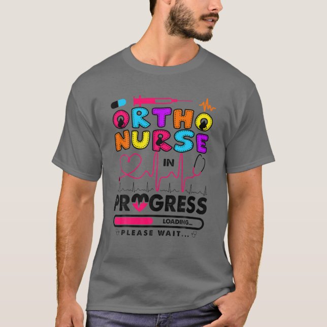 T-shirt Infirmière Ortho En Cours Futur Infirmière Cadeau  (Devant)