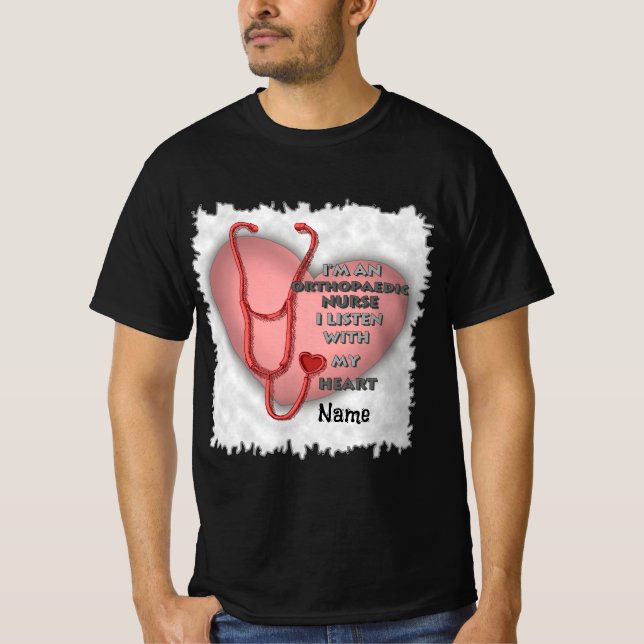 T-shirt Infirmière orthopédique du Coeur rouge (Devant)
