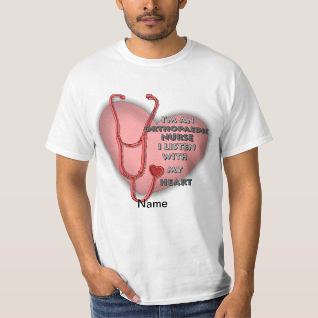 T-shirt Infirmière orthopédique du Coeur rouge (Devant)