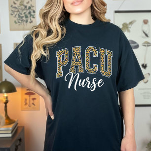 T-shirt Infirmière PACU drôle imprimé léopard équipe médic