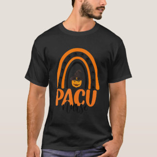 T-shirt Infirmière Pacu Halloween Citrouille Arc-en-ciel S