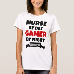 T-shirt Infirmière par Joueur de jour par nuit