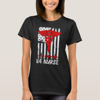 T-shirt Infirmière Patriot Usa Infirmière Américaine Drape