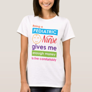T-shirt Infirmière pédiatrique 
